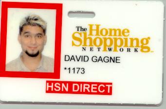 my badge from Home Shopping Network Direct