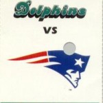 Dolphins vs. Patriots Ticket Stub