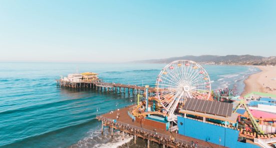 Running to the Pier