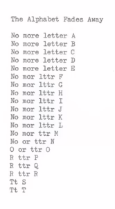 Alphabet poem