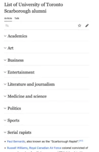 List of University of Toronto Scarborough alumni