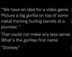 Donkey Kong pitch