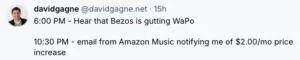 Amazon Music Price Increase